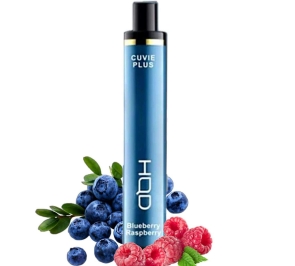 HQD סיגריה אלקטרונית חד פעמית פטל אוכמניות 1200 שאיפות