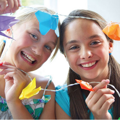 גרלנדת אוריגמי