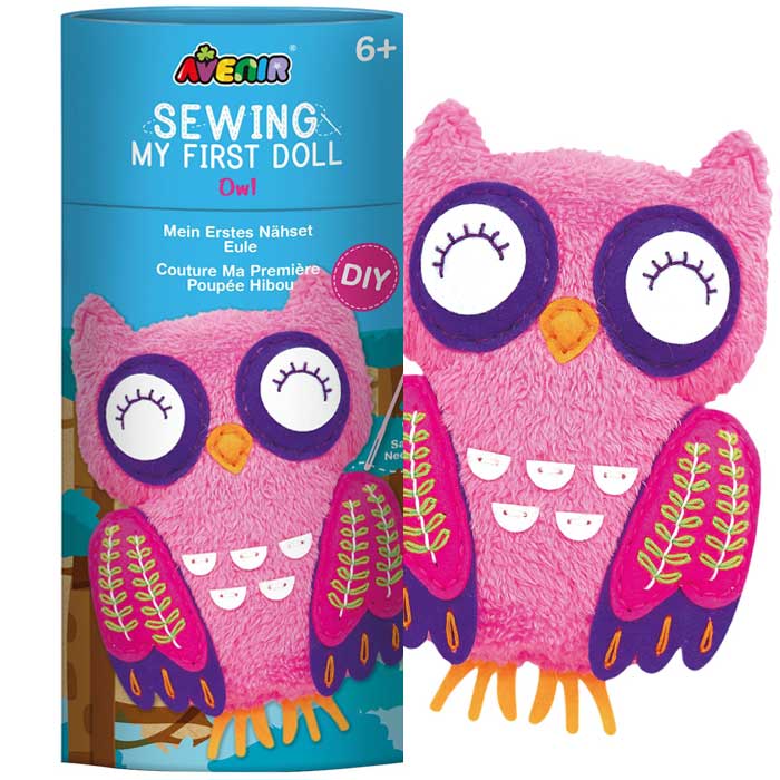 ערכת תפירה לילדים - בובת ינשוף