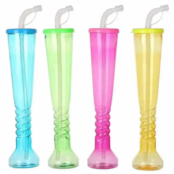 כוס מסיבות בנפח 350 מ"ל עם קש