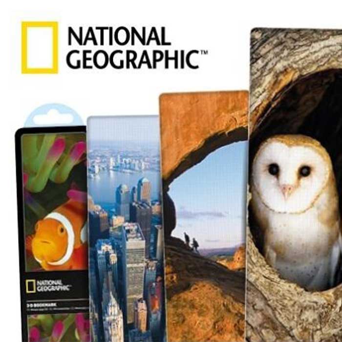 סימניה תלת ממדית לספר - נשיונל ג'יאוגרפיק