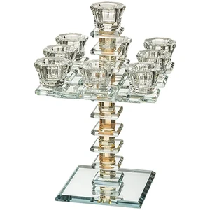 פמוטי קריסטל תשעייה מהודרים 24 ס