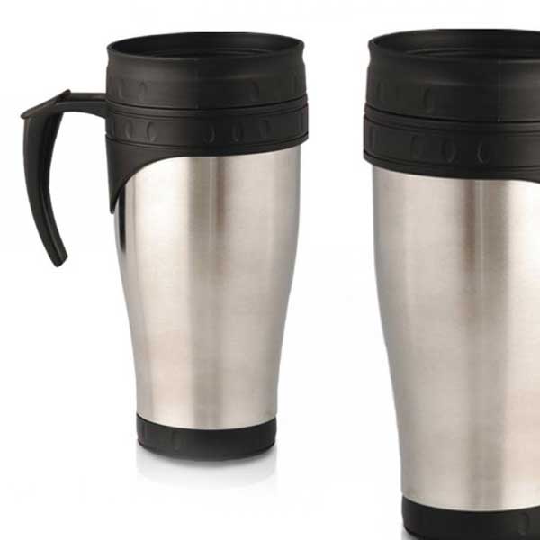 כוס טרמית מנירוסטה לרכב