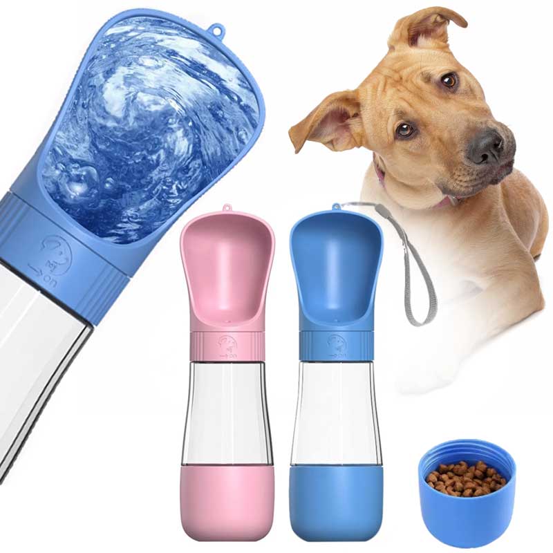 בקבוק שתייה ומזון לכלבים