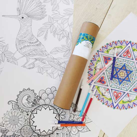 ערכת צביעה לילדים ולמבוגרים