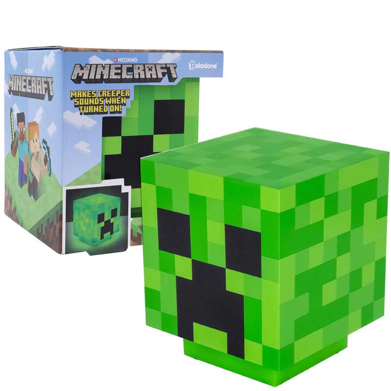 מנורת לילה קריפר מיינקראפט Minecraft CREEPER