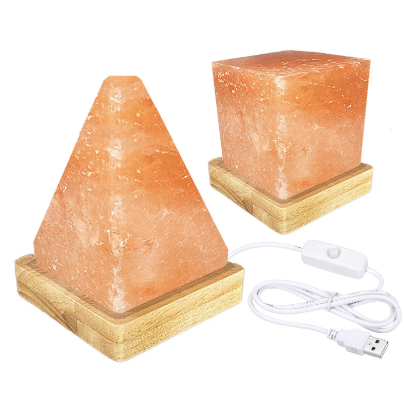 מנורת מלח שולחנית בחיבור USB