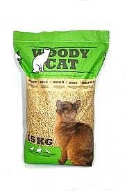 וודי קט מצע גלילים למכרסם 15 ק"ג