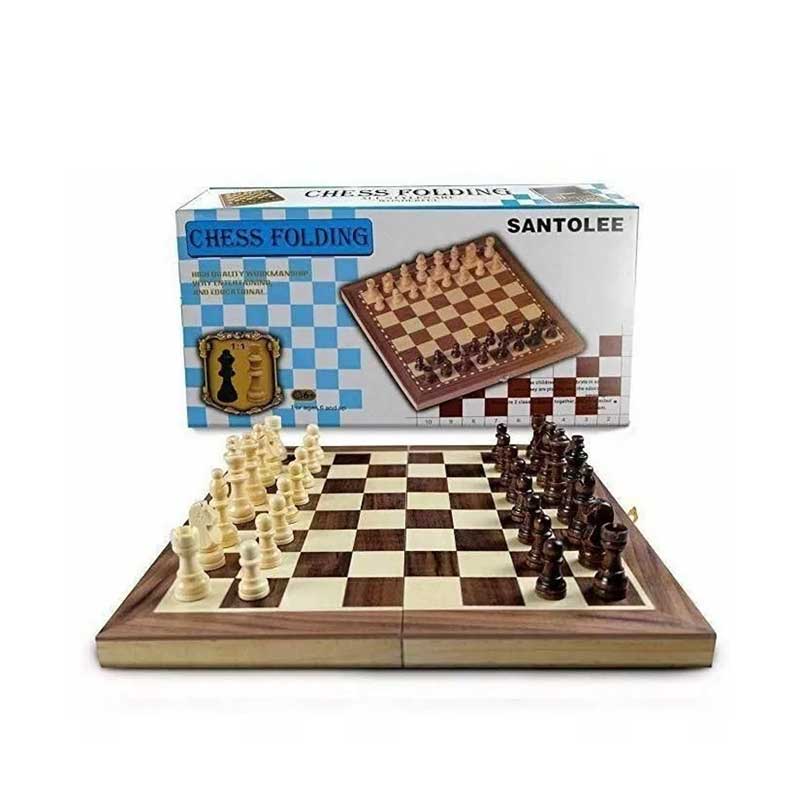 לוח שחמט מגנטי מתקפל קטן