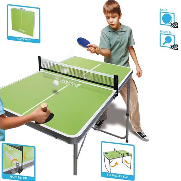 שולחן פינג פונג מתקפל נייד