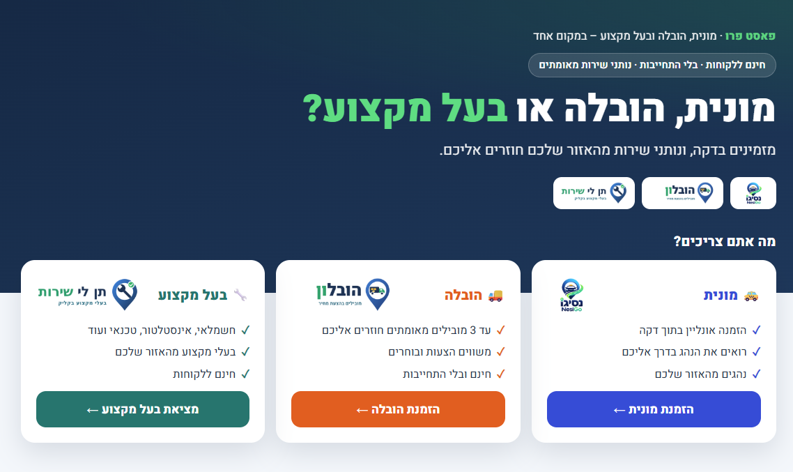 פאסט פרו - מפגישים אתכם עם המקצוענים