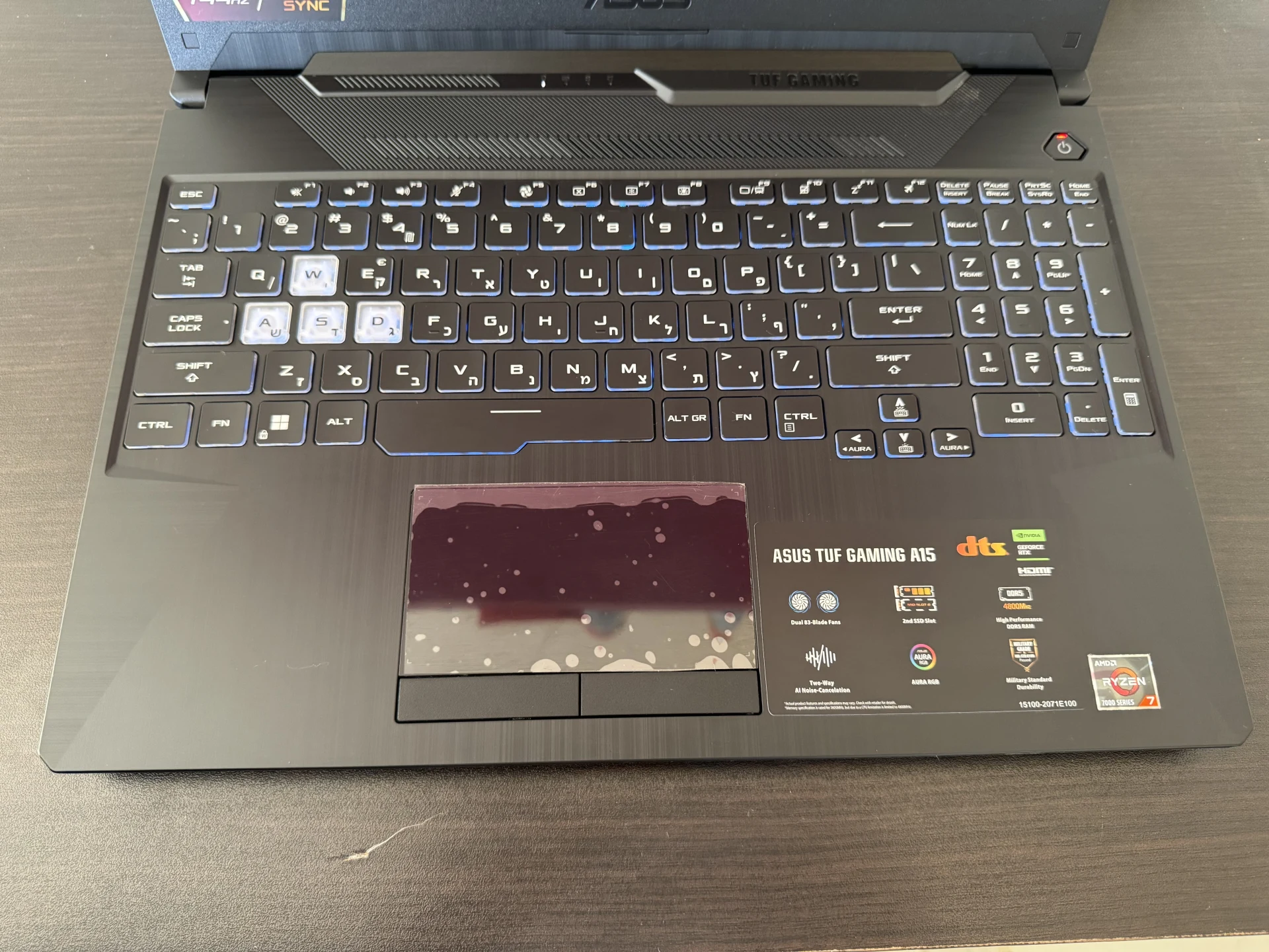 למכירה ASUS TUF Gaming במצב מצוין מחשב גיימינג חזק ומהיר המתאים למשחקים עבודה לי